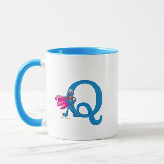 Super Grover Monogram Q Tasse (Links)