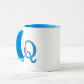 Super Grover Monogram Q Tasse (Vorderseite Links)