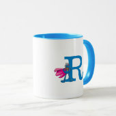 Super Grover Monogram R Tasse (VorderseiteRechts)