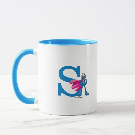 Super Grover Monogram S Tasse (Links)