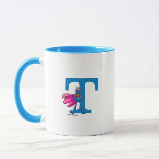 Super Grover Monogram T Tasse (Links)