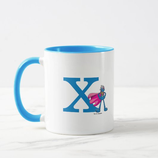 Super Grover Monogram X Tasse (Links)