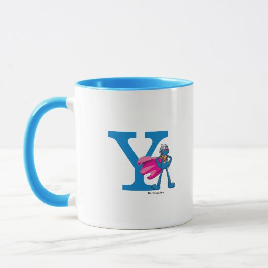 Super Grover Monogram Y Tasse (Links)