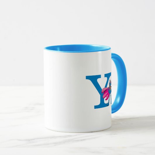 Super Grover Monogram Y Tasse (VorderseiteRechts)