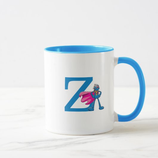 Super Grover Monogram Z Tasse (Rechts)