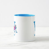 Super Grover Name & Monogramm W Tasse (Zentrum)