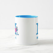 Super Grover Name und Monogramm hinzufügen M Tasse (Zentrum)