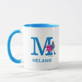 Super Grover Name und Monogramm hinzufügen M Tasse (Links)