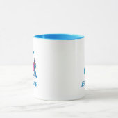 Super Grover Name und Monogramm J Tasse (Zentrum)