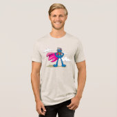 Super Grover Tri-Blend Shirt (Vorderseite voll)