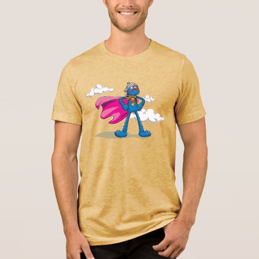 Super Grover Tri-Blend Shirt (Vorderseite)