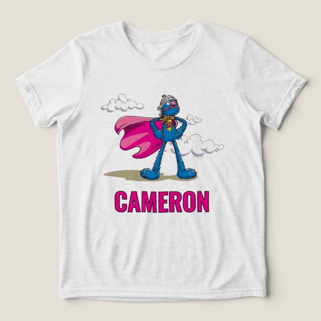Super Grover Tri-Blend Shirt (Design Vorderseite)