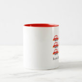 Super guter TagesSuperTasse Zweifarbige Tasse (Mittel)
