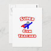 Super Gym Teacher Postkarte (Vorne/Hinten)
