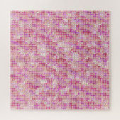 Super harte rosa Punkte Puzzle (Horizontal)