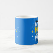 Super; harte und sichere Motivation Kaffeetasse (Mittel)