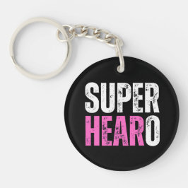 Super Hearo - Deaf / Cochlear Implant Warrior Schlüsselanhänger
