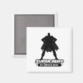 Super Held in versteckter Form Magnet (Vorderseite/Rückseite)