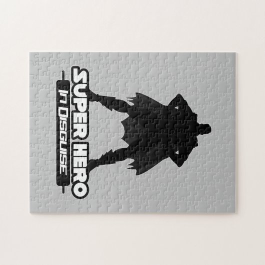 Super Held in versteckter Form Puzzle (Horizontal)