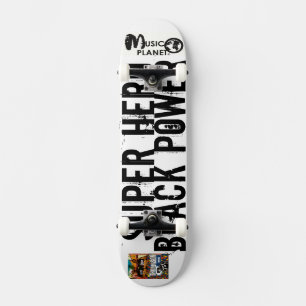 SUPER HELD SCHWARZE MACHT Skateboard