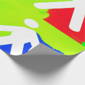 Super Helden Geschenkpapier (Ecke)