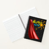 Super-Helden-Individuelle Name-Notebook Notizblock (Innenseite)