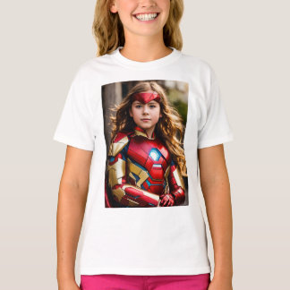 Super-Helden-Kinder im Shirt