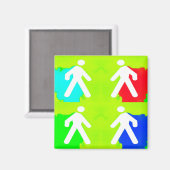 Super Helden Magnet (Vorderseite/Rückseite)