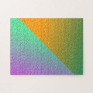 Super helle zweifarbige geometrische Dreiecke Puzzle