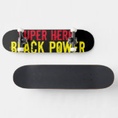 SUPER HERO BLACK POWER / TST Skateboard (Horizontal)