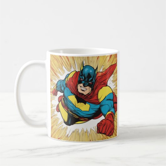Super Hero Cartoon Tasse (Links)