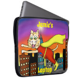 Super Hero Cat Laptop Sleeve (Vorne Rechts)