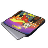 Super Hero Cat Laptop Sleeve (Vorne Knopf)