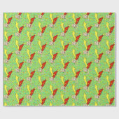 Super Hero Cat Wrapping Paper Geschenkpapier (Flach)