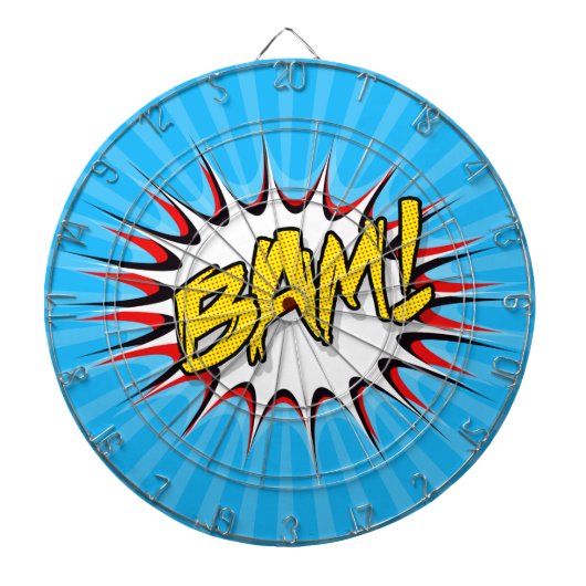 Super Hero Classic Bam! Aktionsblase Dartscheibe (vorne)