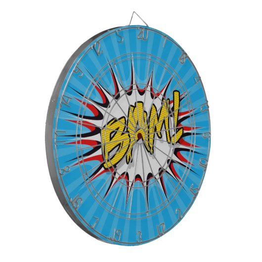 Super Hero Classic Bam! Aktionsblase Dartscheibe (Vorderseite Links)