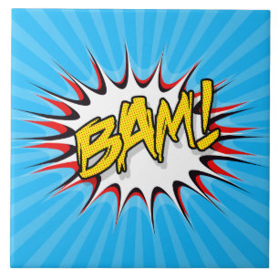 Super Hero Classic Bam! Aktionsblase Fliese