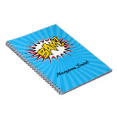 Super Hero Classic Bam! Aktionsblase Notizblock (Rechte Seite)