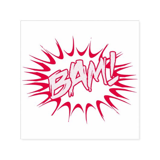 Super Hero Classic Bam! Aktionsblase Permastempel (Design)