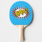 Super Hero Classic Bam! Aktionsblase Tischtennis Schläger (Vorderseite)