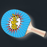 Super Hero Classic Bam! Aktionsblase Tischtennis Schläger<br><div class="desc">Niedliches Comic Buchstil, Pop Kunst der Action Soundeffekt Bam! Dieses lustige, explosive Emblem in Gelb und Schwarz ist perfekt für Menschen, die Comicen oder Pop-Kunst mögen. Die Typografie ist gerahmt gegen eine Explosion von Comicen in Weiß, Schwarz und Rot. Personalisieren Sie dieses Design mit einem Monogramm, einem Namen oder einem...</div>