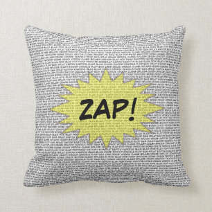 Super Hero Comic Speak Pillow Kissen