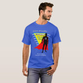 Super Hero Feinschmecker SUPPERMAN MAN MAN OF MEAL T-Shirt (Vorne ganz)