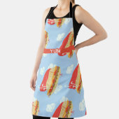 Super Hero Flying Caped Sandwich Fun Schürze (InSitu)