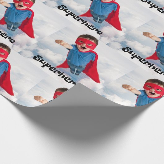 Super Hero Geschenkpapier (Ecke)