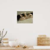 Super Hero Kitty Cat Spaß Poster (Küche)