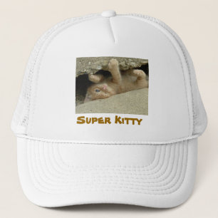 Super Hero Kitty Cat Spaß Truckerkappe