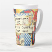 Super Hero Latte Tasse (Rechte Ecke)