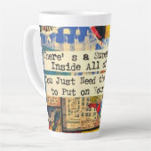 Super Hero Latte Tasse (Linke Ecke)