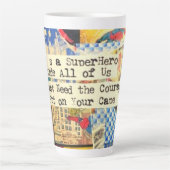 Super Hero Latte Tasse (Vorderseite)